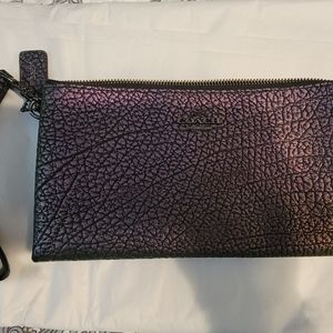 Coach purple Optic wristlet